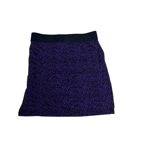 BCBGeneration Bandage women skirt purple black size Medium - Picture 4 of 7